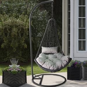 BOHO FAUTEUIL SUSPENDU GRIS
