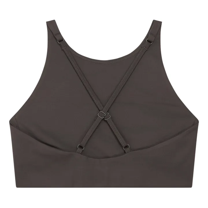 Girlfriend Collective Brassière Topanga | Gris foncé