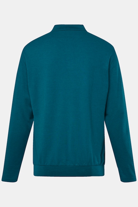 Men+ Poloshirt, Bauchfit, Basic, Piqué, Langarm, bis 8 XL