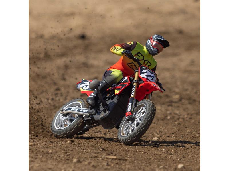 Team Losi Motorrad Promoto MX Rot, ARTR, 1:4 Leistungsstarkes RC Motocross Bike
