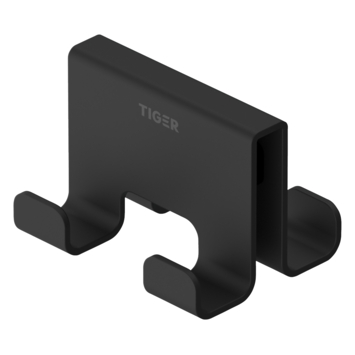 Tiger Handdoekhaak Caddy Dubbel Zwart