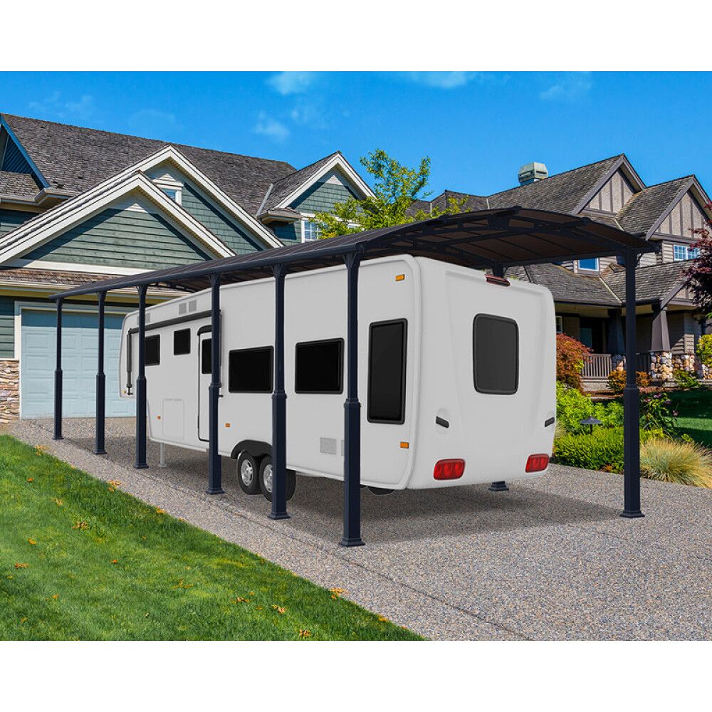 CARPORT CANOPIA ALPINE 39M² BRONSE/GRÅ