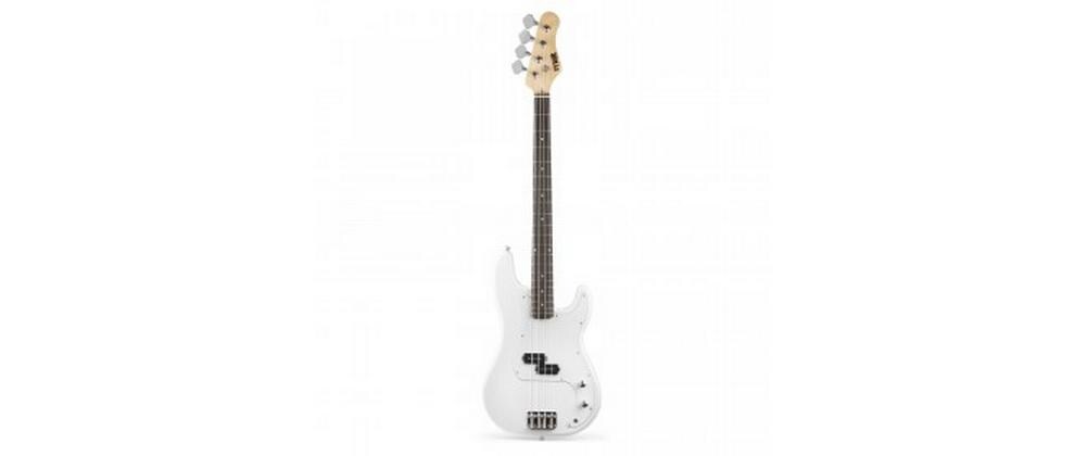 E-Bass GigKit Weiss<br>Bass Gitarrenset