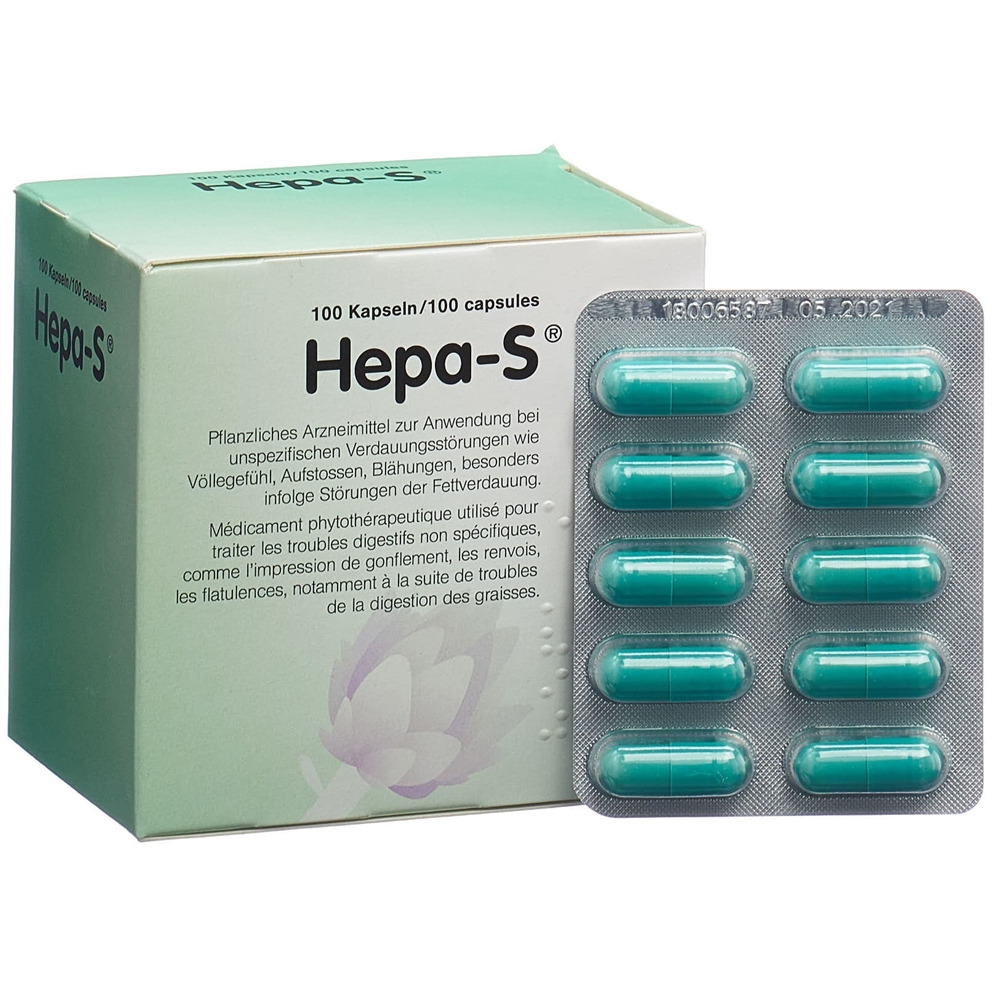 HEPA-S Kaps Blist 100 Stk<br>100 Stück, Blister, Hartkapsel
