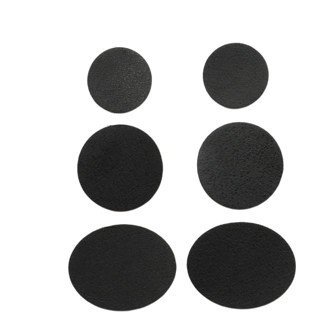 Plaster til skoreparation 6 stk Sort