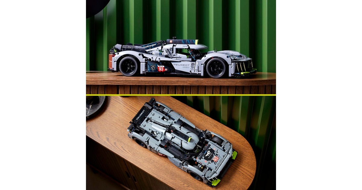 LEGOTechnic - PEUGEOT 9X8 24H Le Mans Hybrid Hypercar Constructiespeelgoed  (42156)