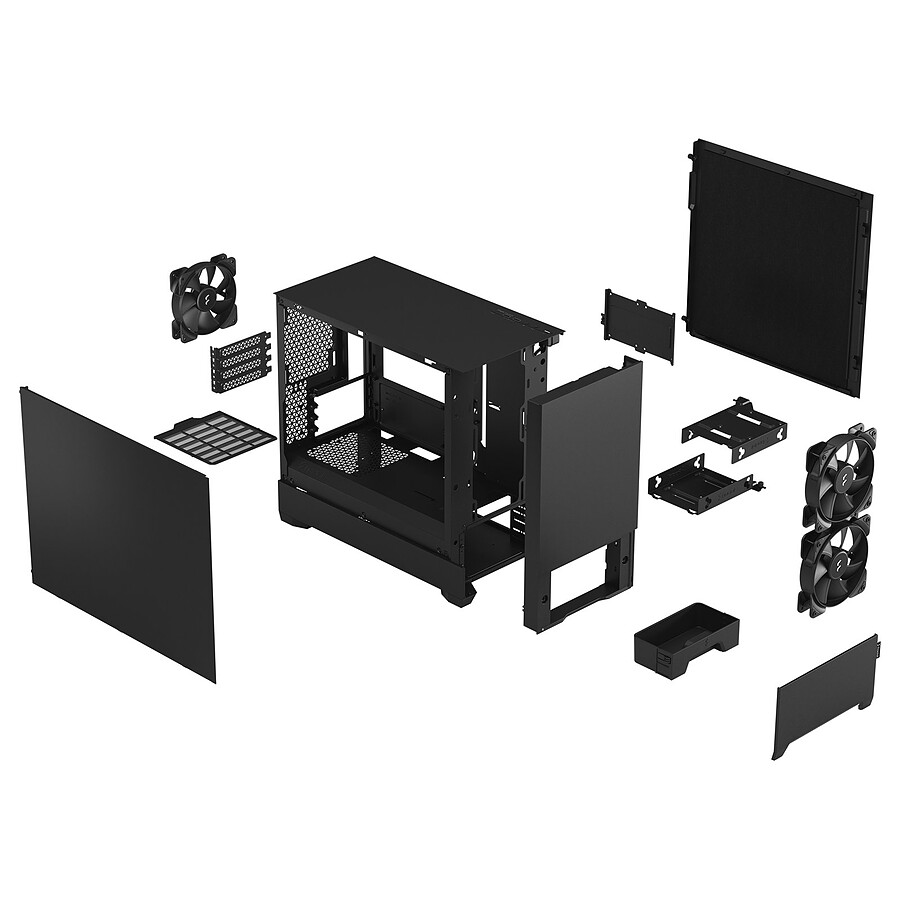Fractal Design Pop Mini Silent Solid - Noir