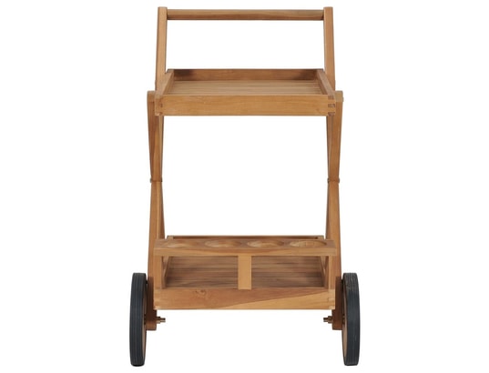 VIDAXL - Chariot à thé bois de teck solide