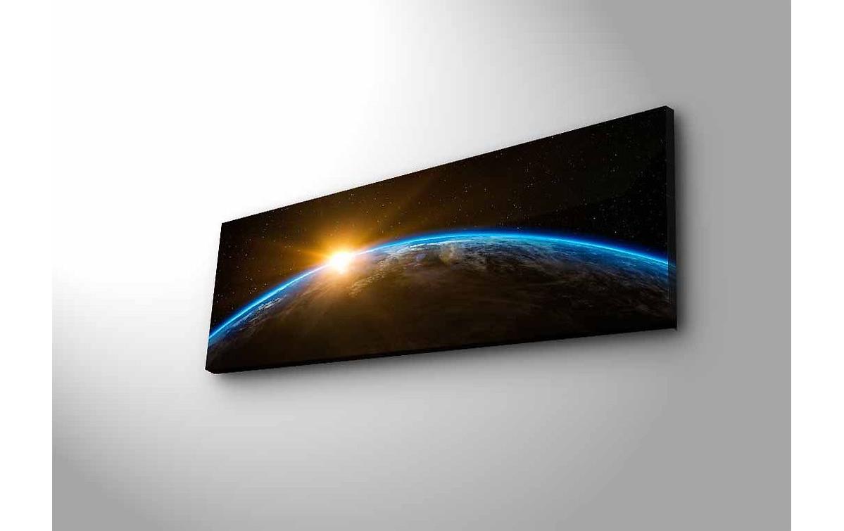 Bild World 30 x 90 cm, MDFLeinwandbild