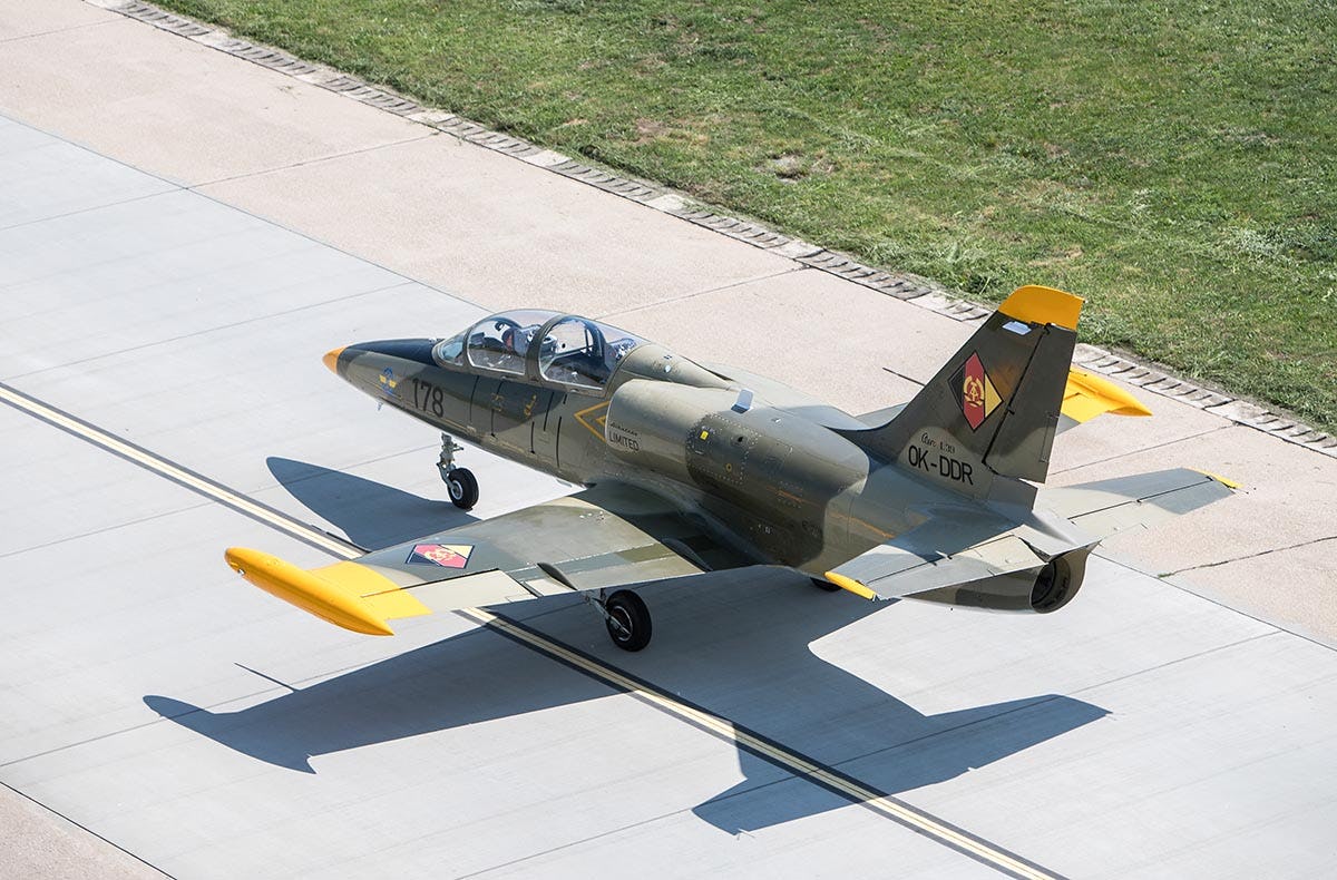 Jet Fliegen L-39 in Aosta