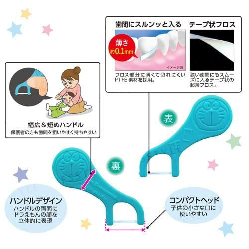 EBISU - Ik ben Doraemon Daily Ultra Thin Smooth Floss
