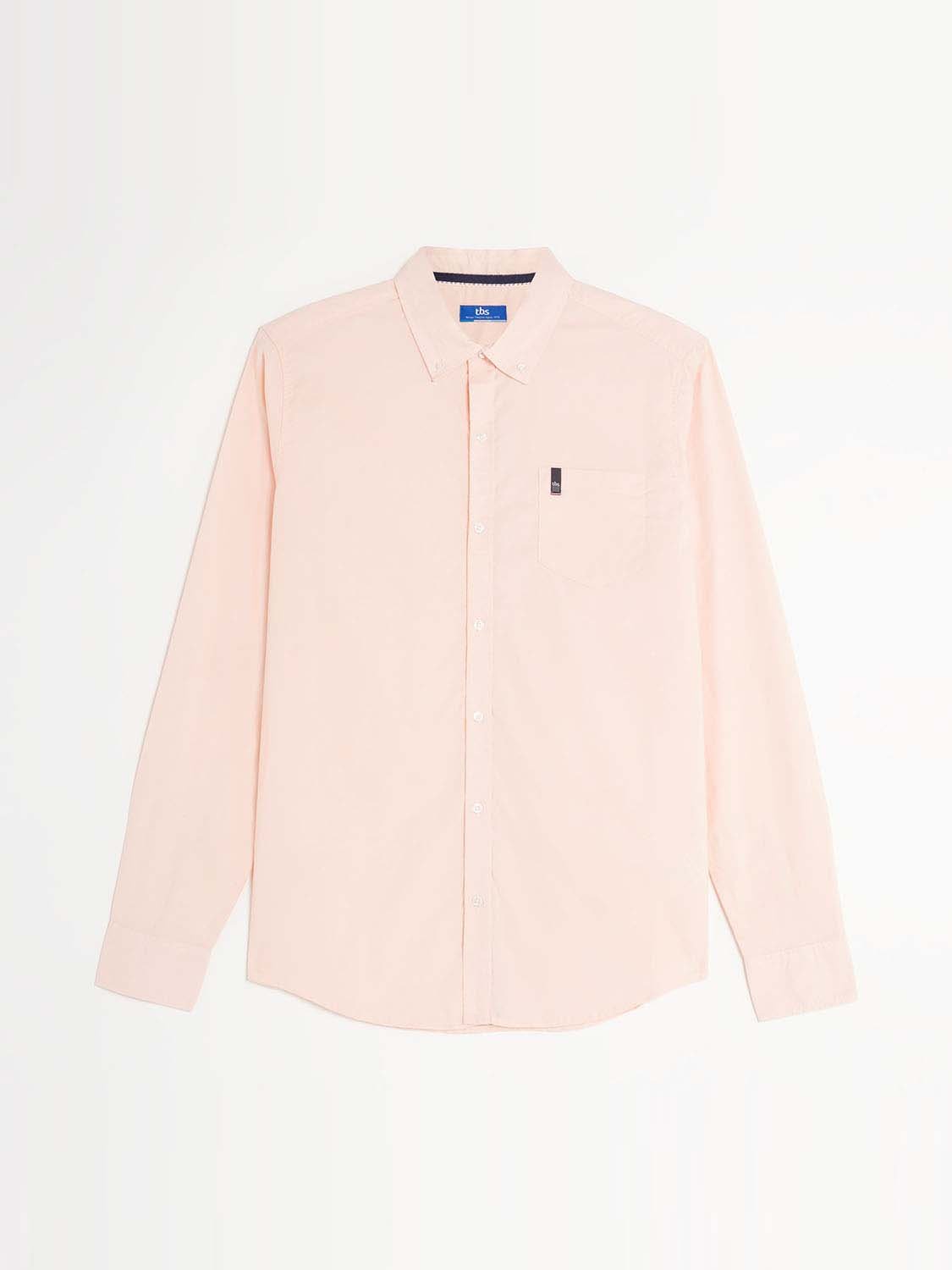 Chemise Homme Coton Biologique Rose