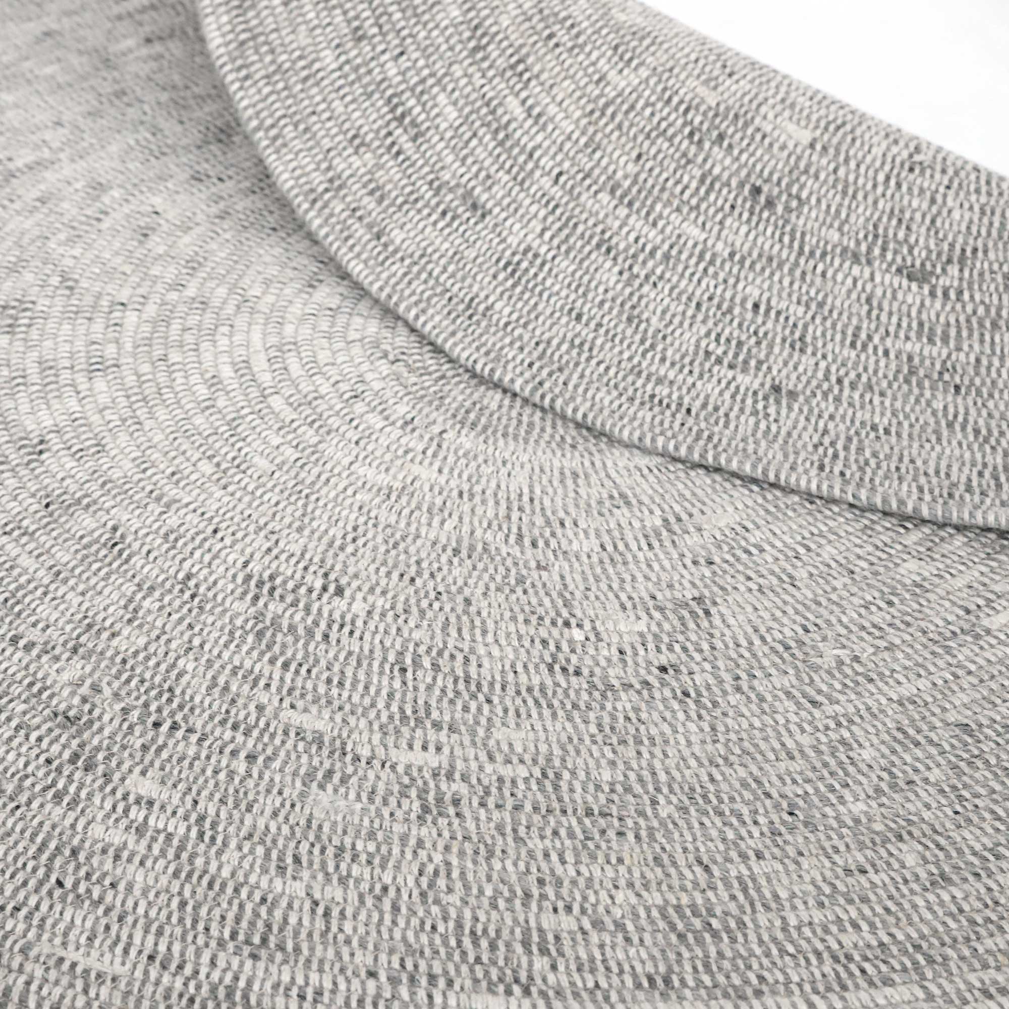 Teppich 'Myrla' aus Schurwolle, beige/weiß, Ø 120 cm von fischer's lagerhaus
