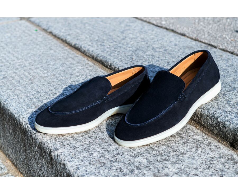Mocassin homme Velours Marine - MANASOTA II