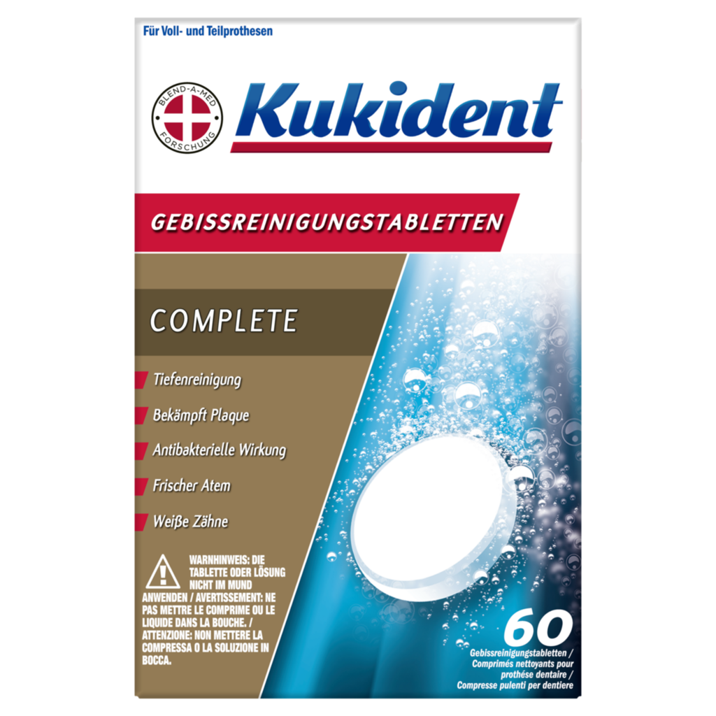 KUKIDENT Complete Reinigung-Tabs Tabs 60 Stk
