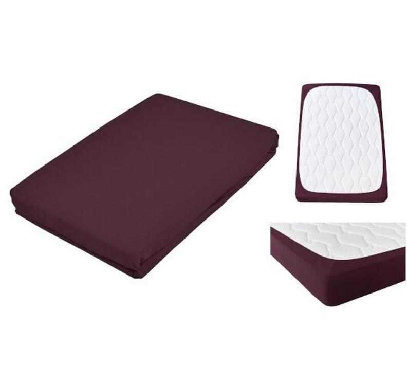 Fixleintuch Boxspring Feinjersey, 140-160 x 200 cm, TerraBettbezug aus Baumwolle und Elasthan