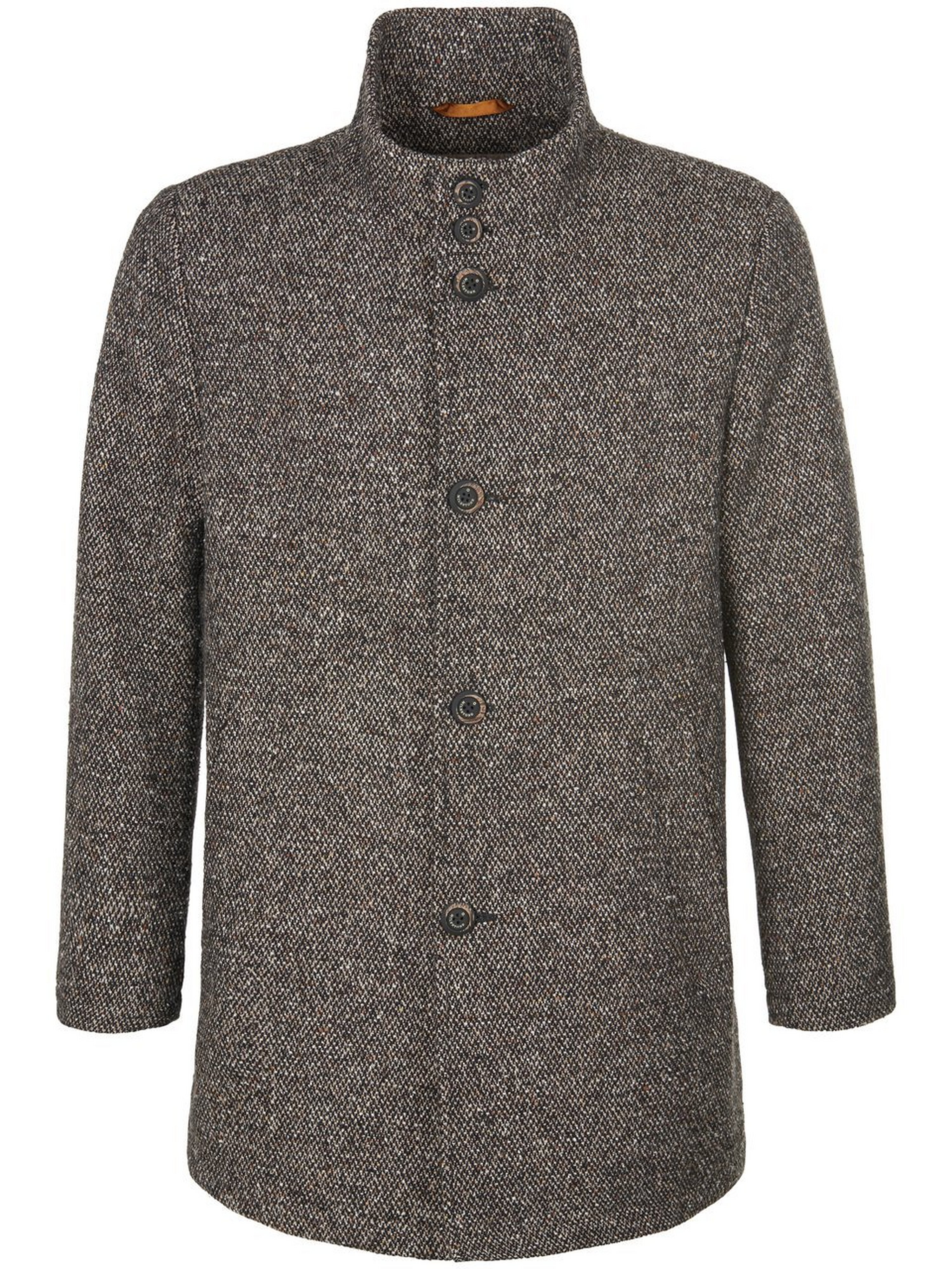 Tweed-Wollmantel
