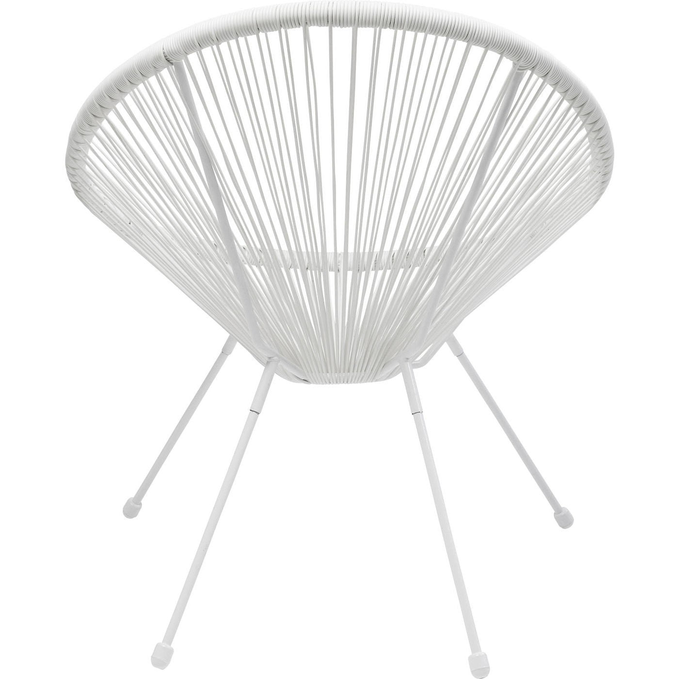 Tuinfauteuil Acapulco Mono wit Kare Design