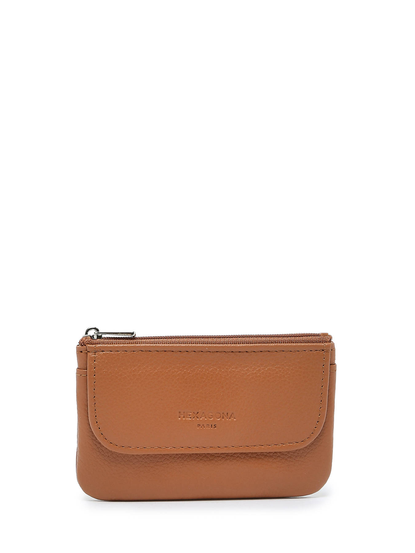 Porte-clefs cuir HEXAGONA