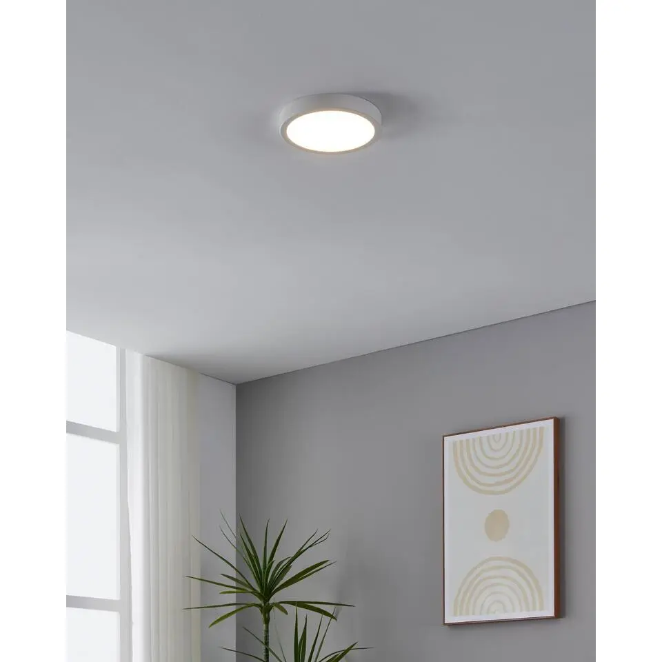 EGLO Fueva 5 Opbouwlamp - LED - Ø 21 cm - Wit - Bewegingssensor