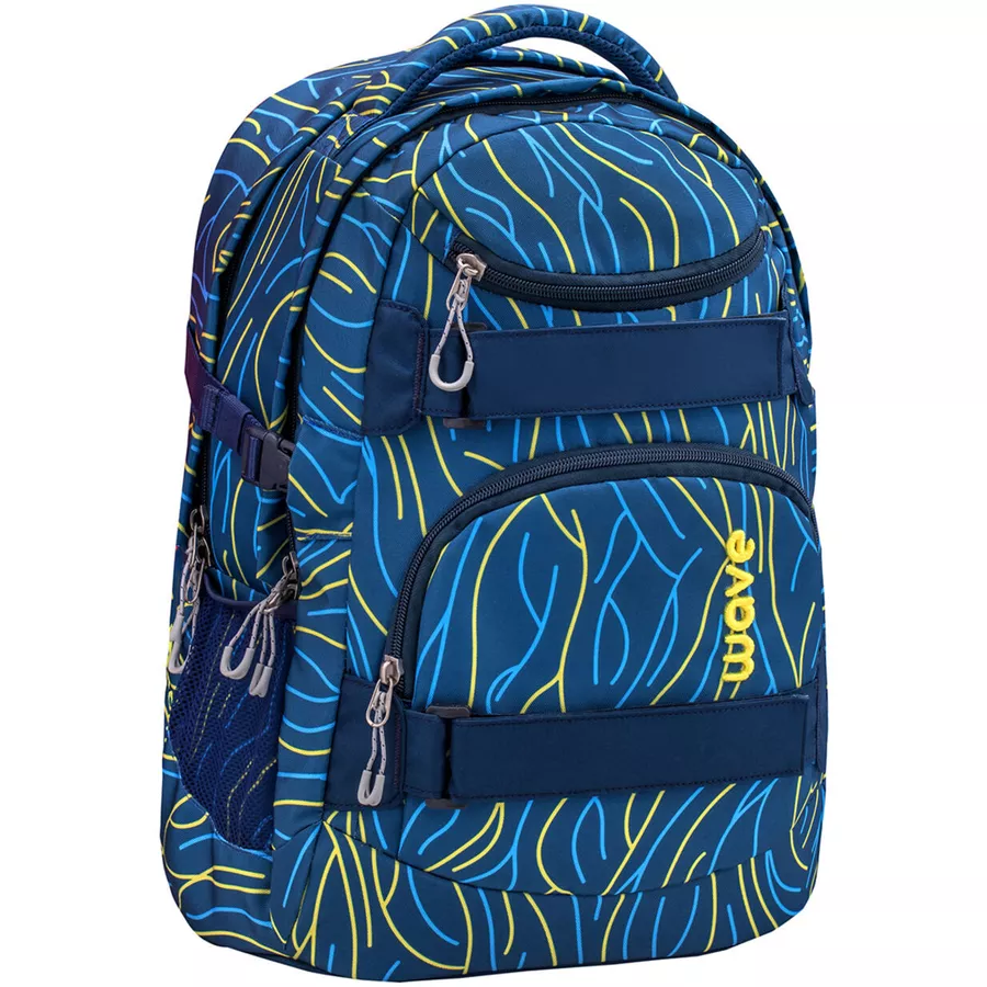 WAVE Rucksack Infinity Set 2-teilig Yellow Lines