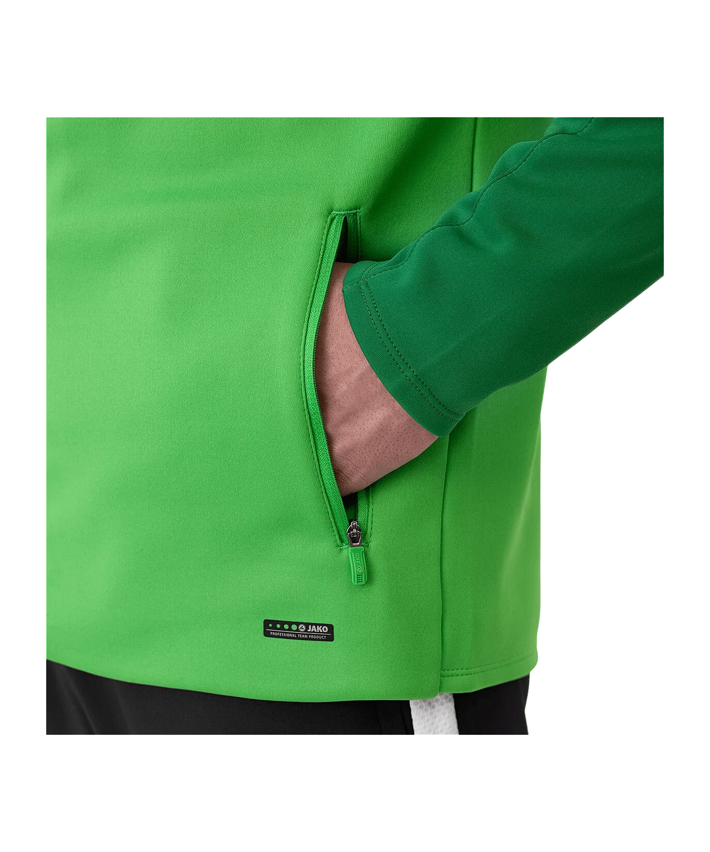 JAKO Icon Kapuzenjacke Kids Grün F222