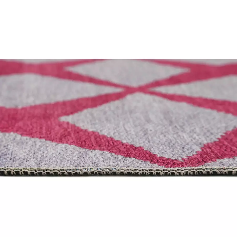 Esprit Kurzflorteppich CALEDON grau rot