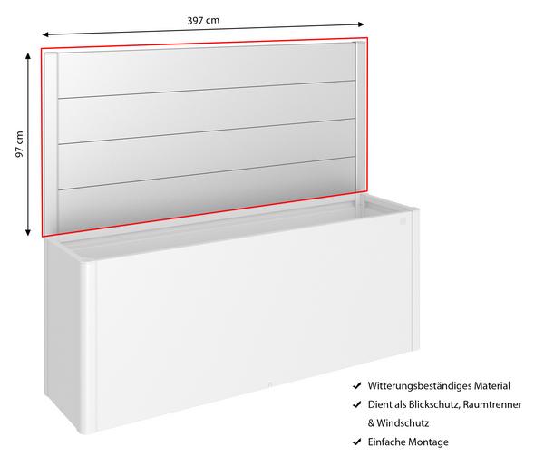 Biohort Sichtschutz für HochBeet 4x1, ca.