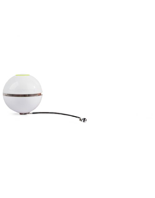 All For Paws Rolling Laser Ball Cat Toy - Kattenspeelgoed - 6.5x6.5x6.5 cm Wit