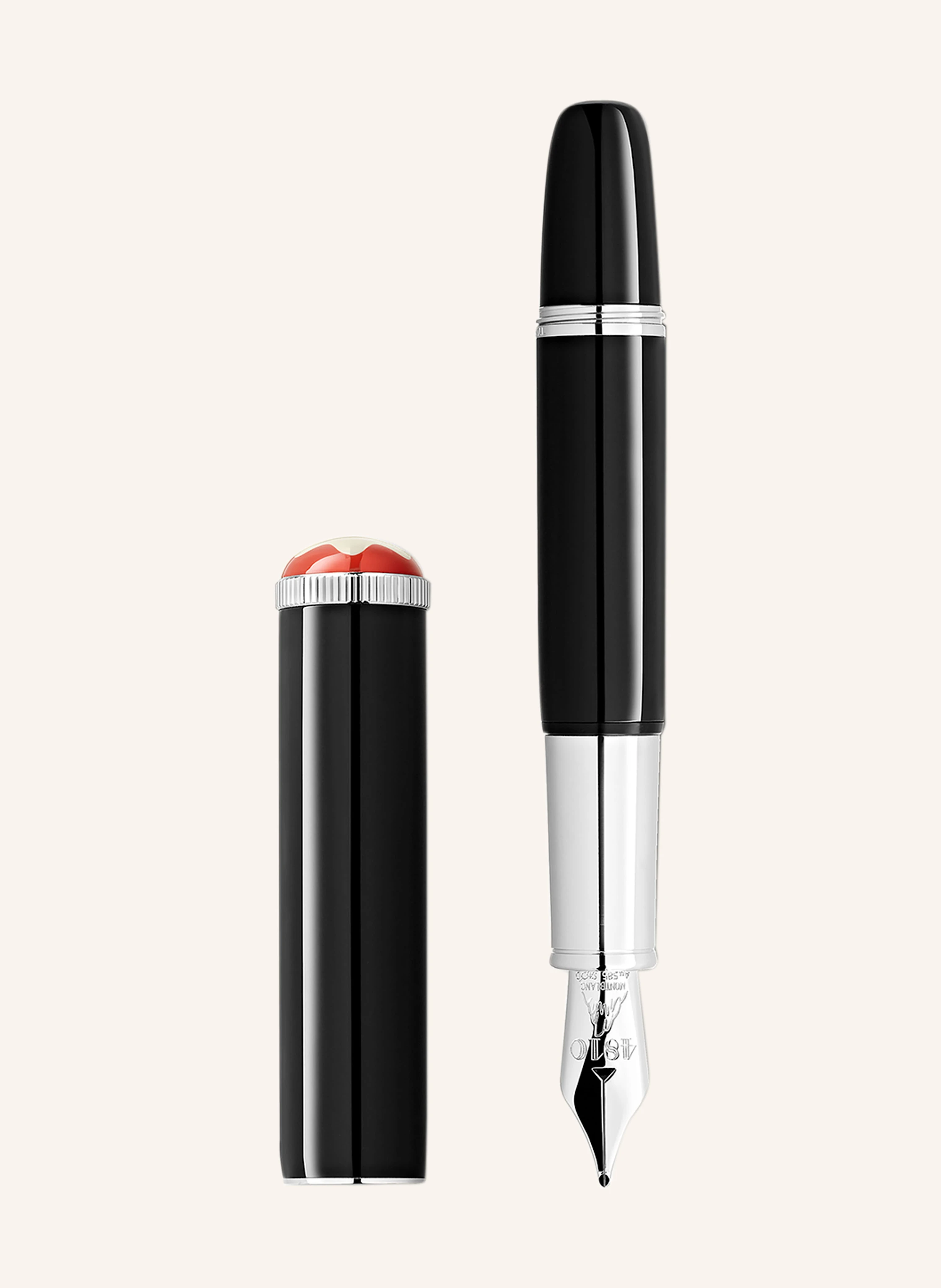 MONTBLANC Patronenfüllfederhalter HERITAGE ROUGE ET NOIR BABY SPECIAL EDITION BLACK