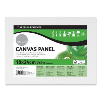 Daler Rowney Simply Canvas Panel 18x24cm/7X10