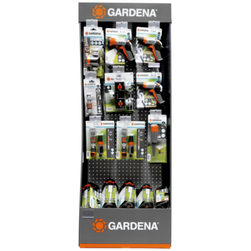 Gardena Classic pistoolbroes kunststof grijs met oranje
