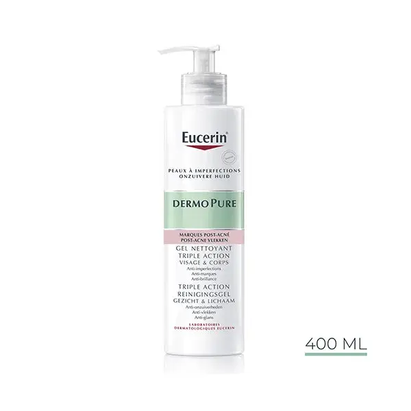 Eucerin DermoPure Routine Anti-Imperfections Corps Gel Nettoyant Triple Action & Crème Corps Triple Action