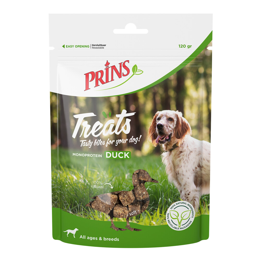 Prins Treats HondensnacksEend120 gr