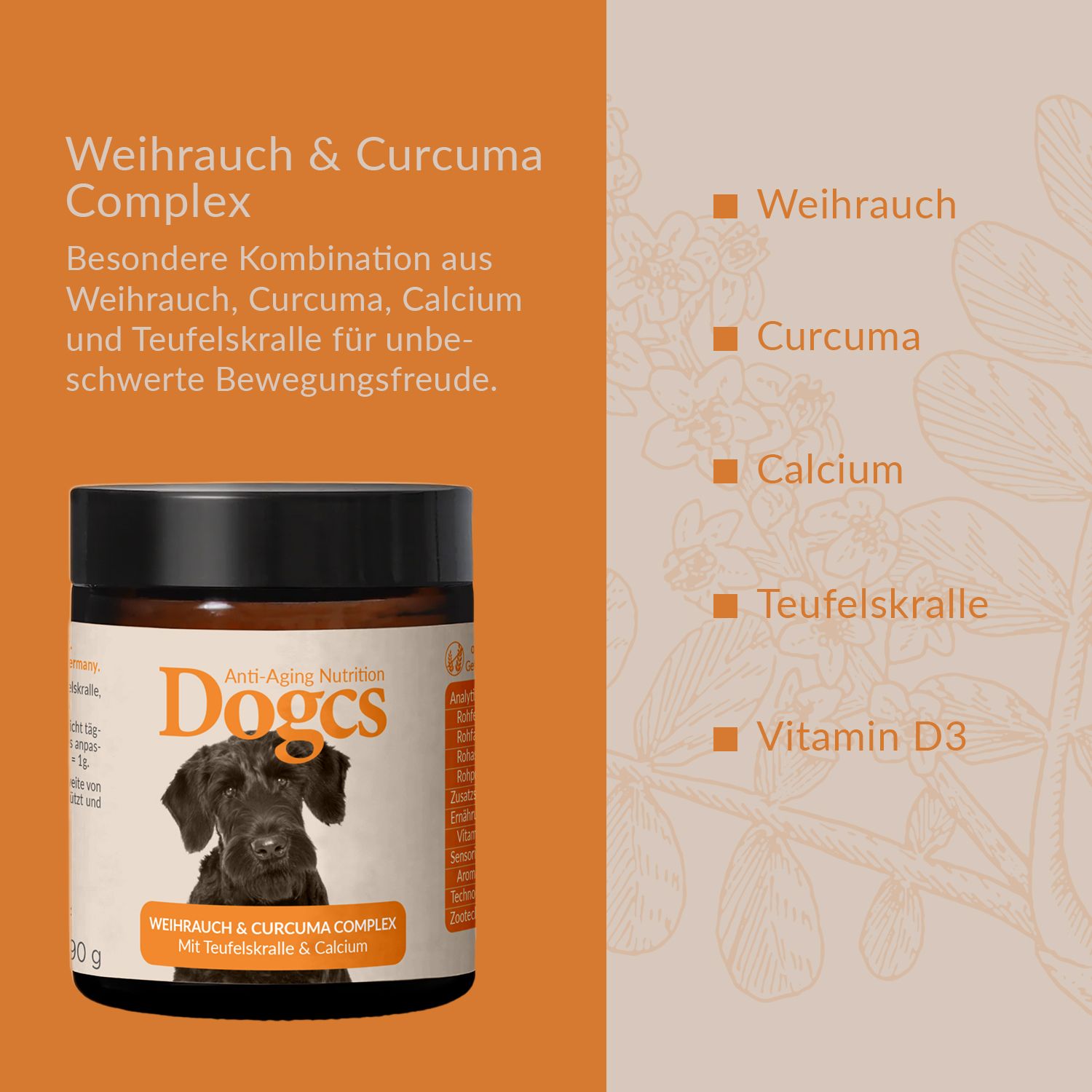 Dogcs Weihrauch und Curcuma Complex