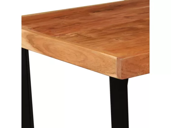 Table de bar Bois massif d'acacia 60x60x107 cm