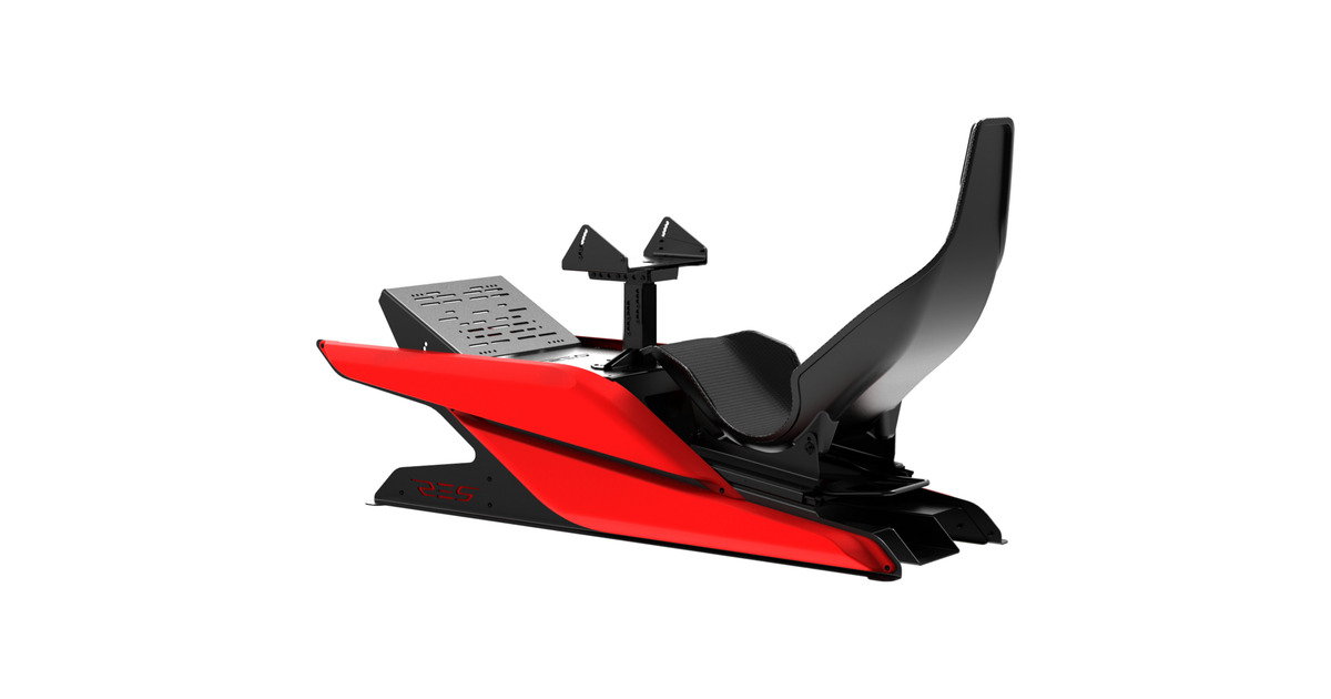 Res-TechX1 Cockpit racing simulator  (Zwart/rood)