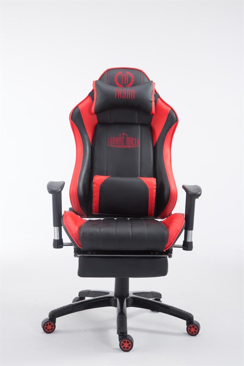 CLP Racing Gaming Bürostuhl Shift XL Mit Kunstlederbezug l Gamingstuhl Mit Leichtlaufrollen l Höhenverstellbarer Drehstuhl