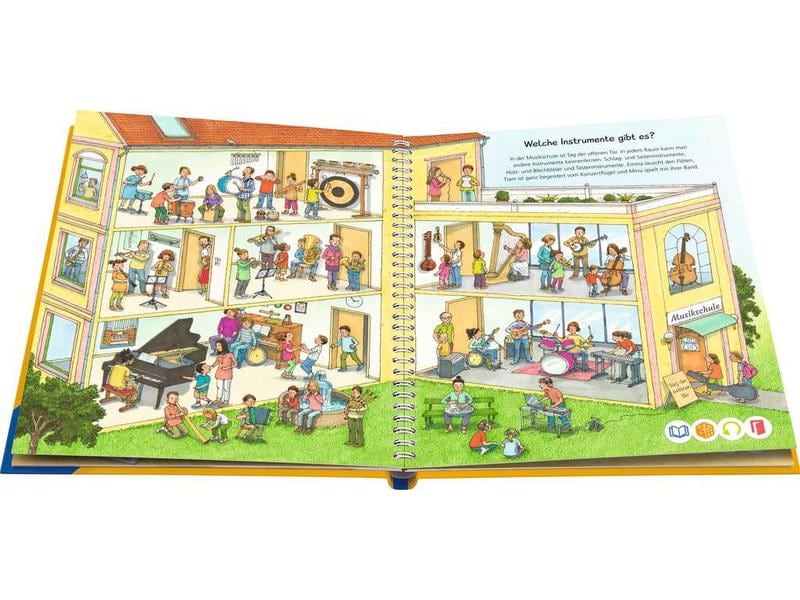 tiptoi Lernbuch WWW Wir entdecken die Musik Kindgerechte Wissenstexte und liebevolle Illustrationen