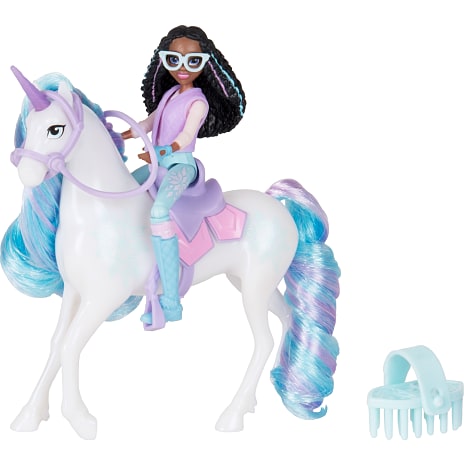 Unicorn academy Layla & Glacier dukke og hest