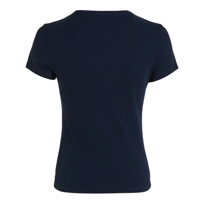 Tommy Hilfiger Essential Slim Rib-Knit Shirt Dames