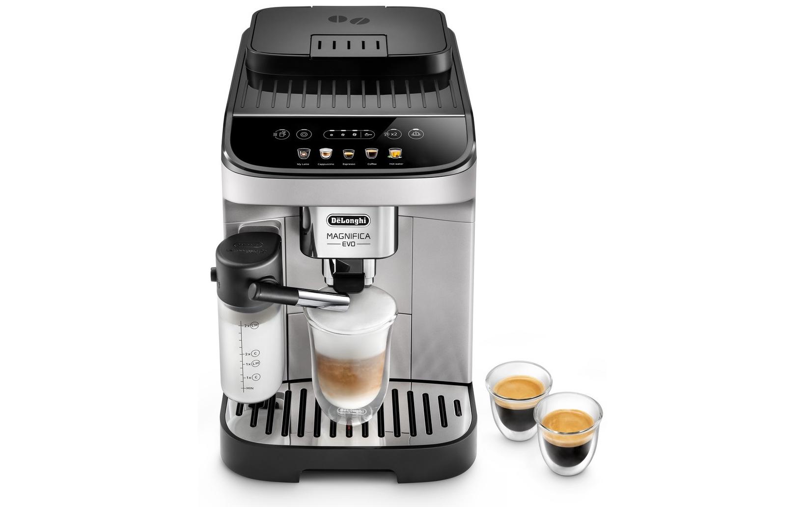 Kaffeevollautomat Magnifica Evo M ECAM290.61 Silber<br>Vollautomat mit LatteCrema-System und Reinigungsautomatik