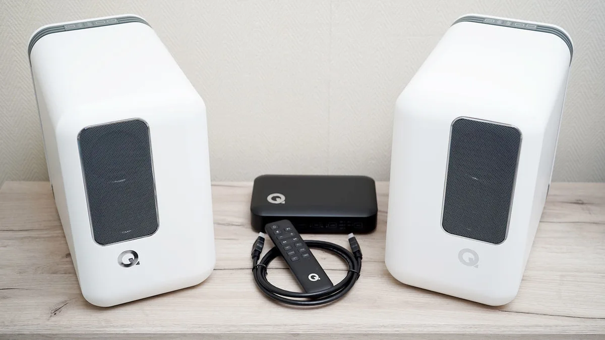 Q Acoustics Q Active 200 Blanc Google Enceintes sans fil hi-fi