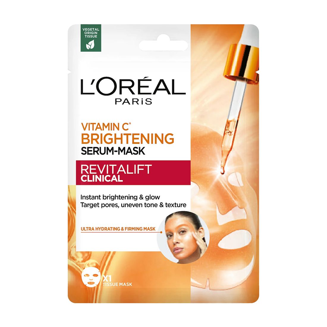 Revitalift Clinical Vitamin C Brightening Serum-Mask