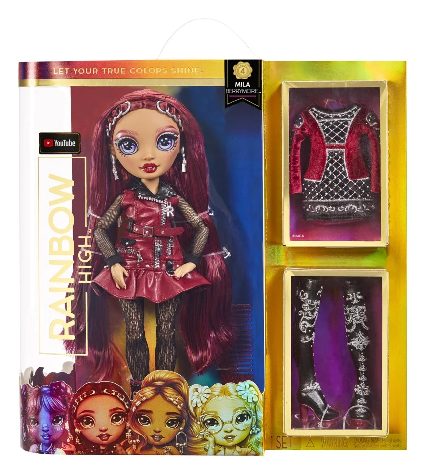 Rainbow High - CORE Fashion Dukke - Burgundy