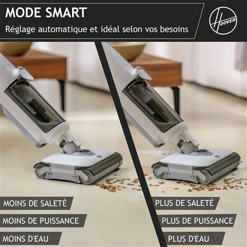 Aspirateur laveur Hoover ASPIRATEUR LAVEUR SEC ET HUMIDE AVEC DOUBLE ROULEAUX