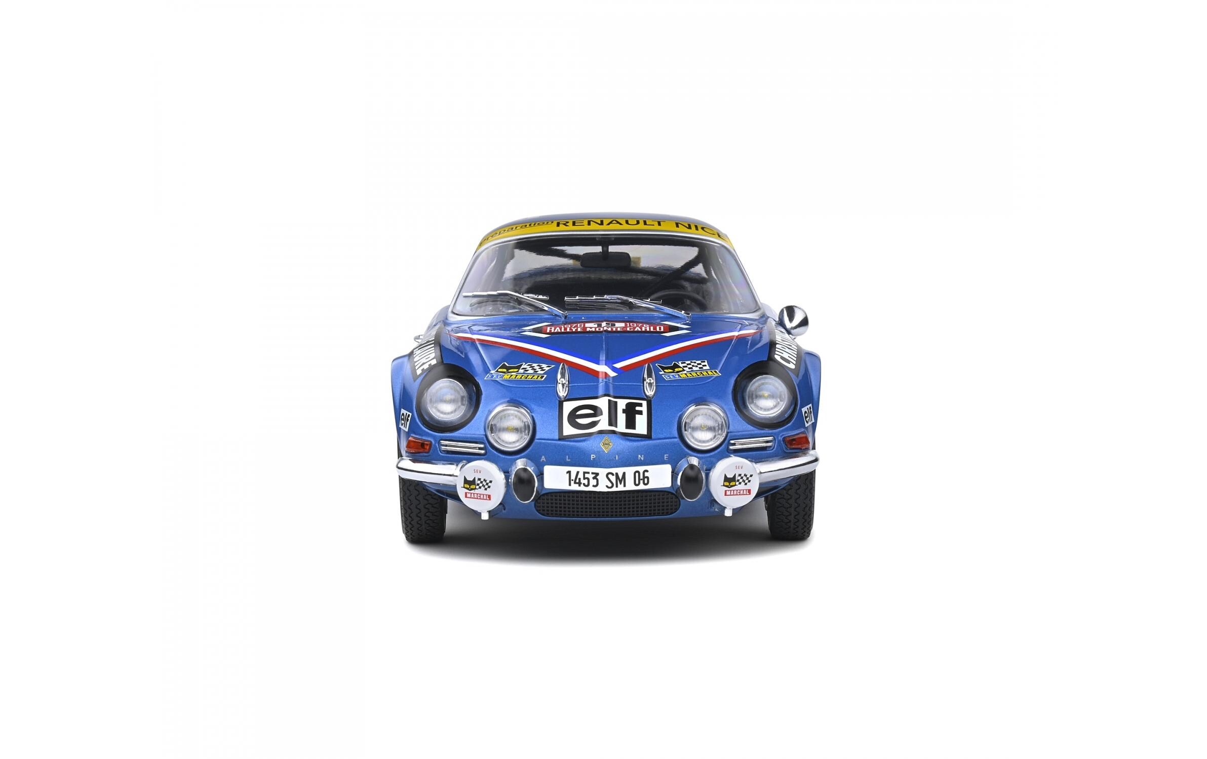 Rally Alpine A110 1600 S #19 1:18Alpine A110 Sammlermodell im Massstab 1:18