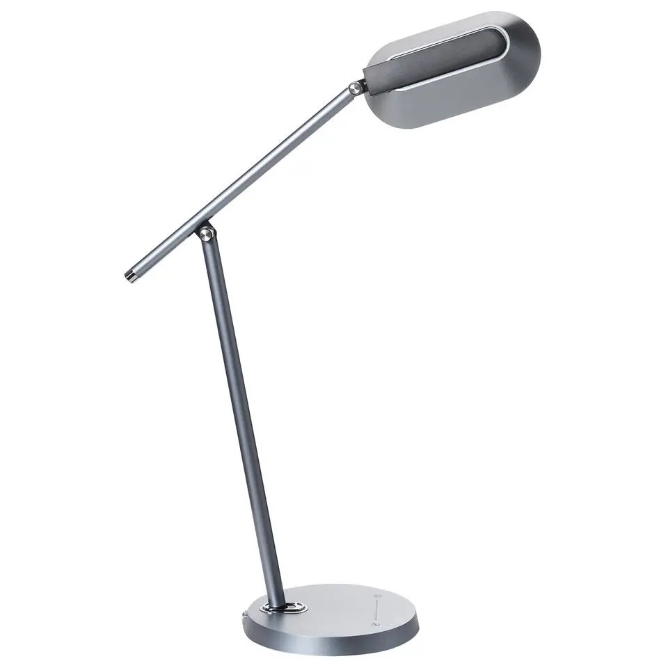 LEONIS - Bureaulamp LED - Grijs - Synthetisch materiaal