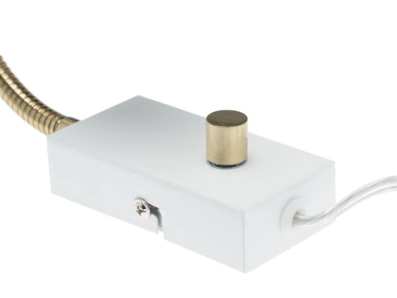Markslöjd Wandleuchte CIRO 1L 1x GU10, Weiss Leselampe mit Drehdimmer