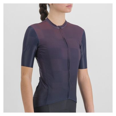 Maillot Manches Courtes Femme Sportful Rocket Bleu/Violet